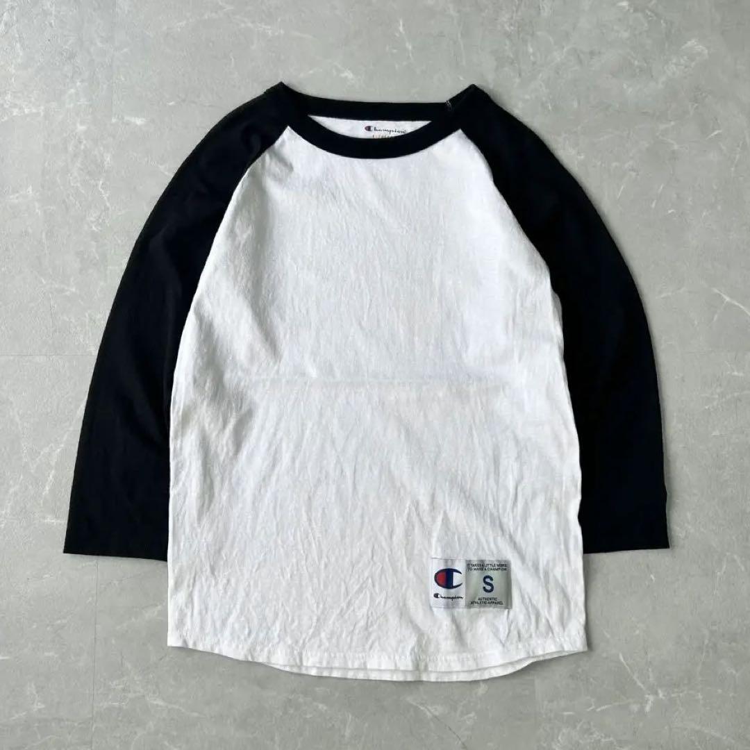 00s champion ラグランt 7部丈 ロンt usa古着 cityboy - メルカリ