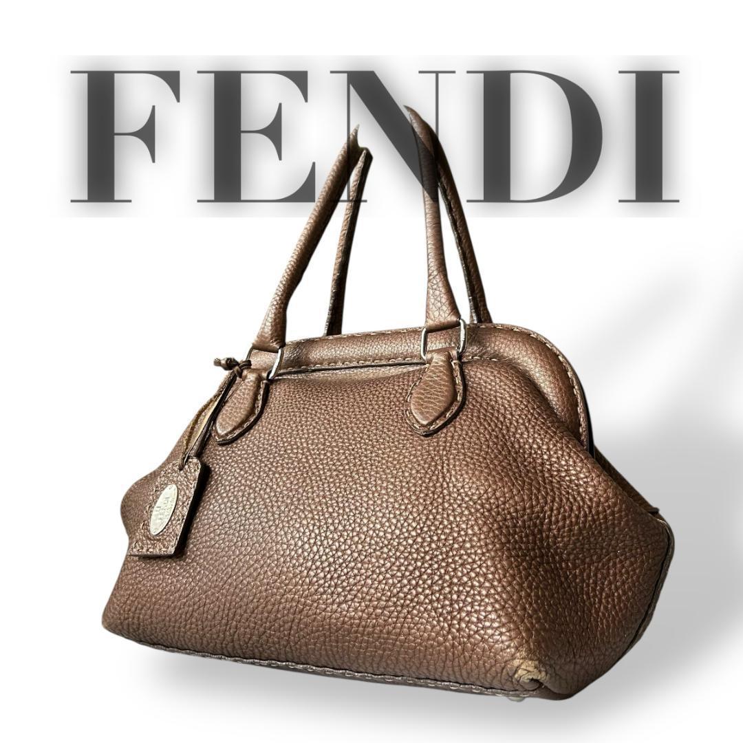 FENDI　ハンドバッグ　セレリア　ドクターズバッグ　ミニボストン