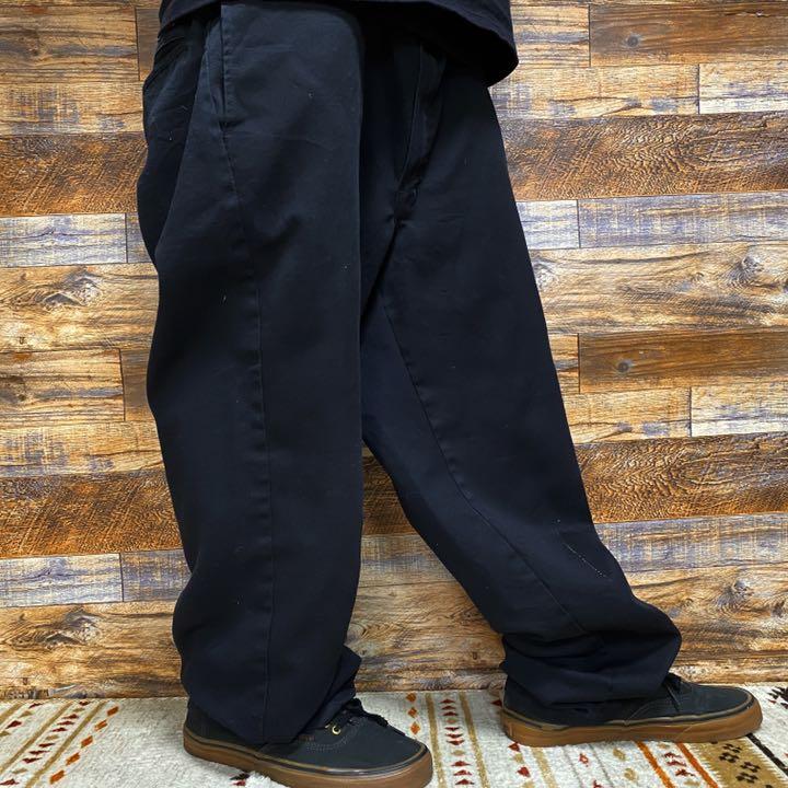SALE新作登場 Dickiesディッキーズ874w40ワークパンツ黒ブラック古着オーバーサイズ io08S-m52829313930 定番品質保証