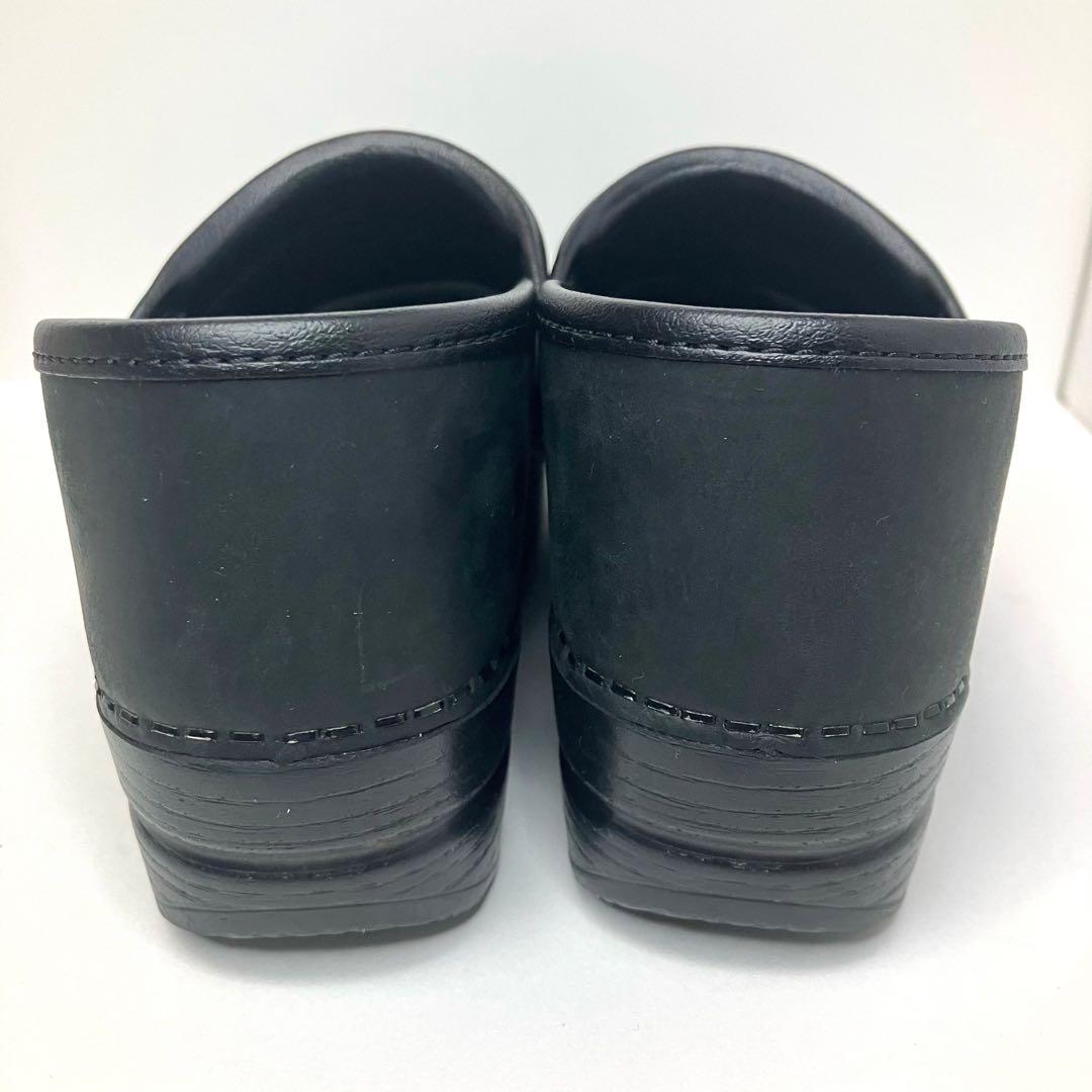 dansko ダンスコ プロフェッショナル サボ クロッグ ブラック 38