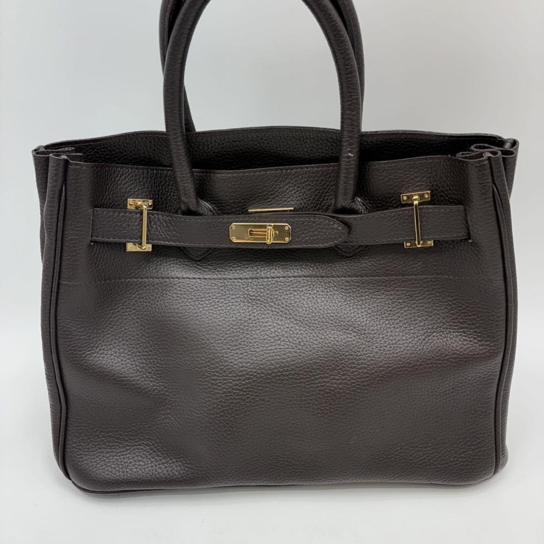 SITA PARANTICA トートバッグ ハンドバッグ 牛革 ブラウン 画像4