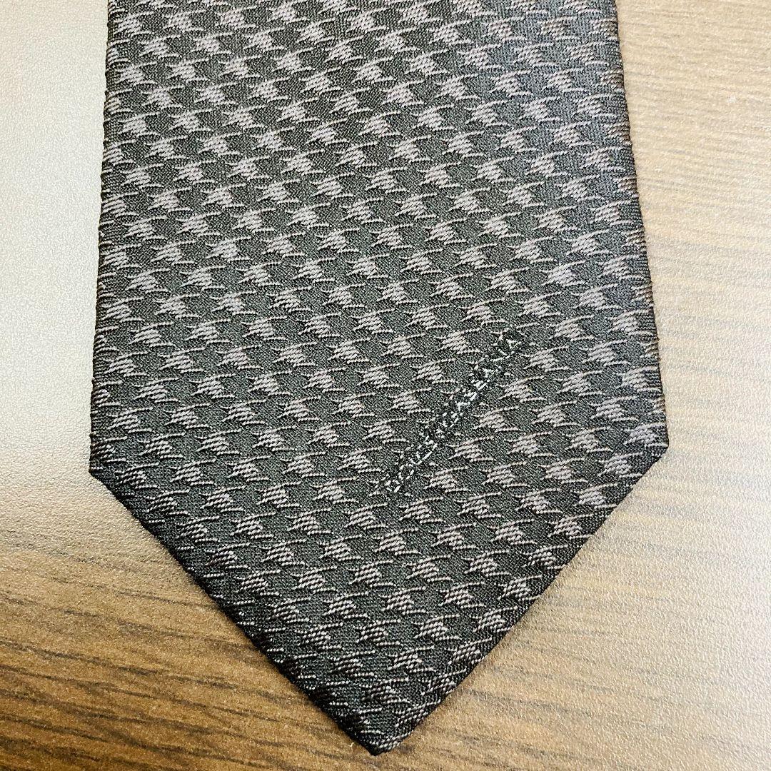 【あすつく】 ドルガバ DOLCE＆GABBANA ネクタイ 剣先幅6cm 千鳥格子 ナロー 小物
