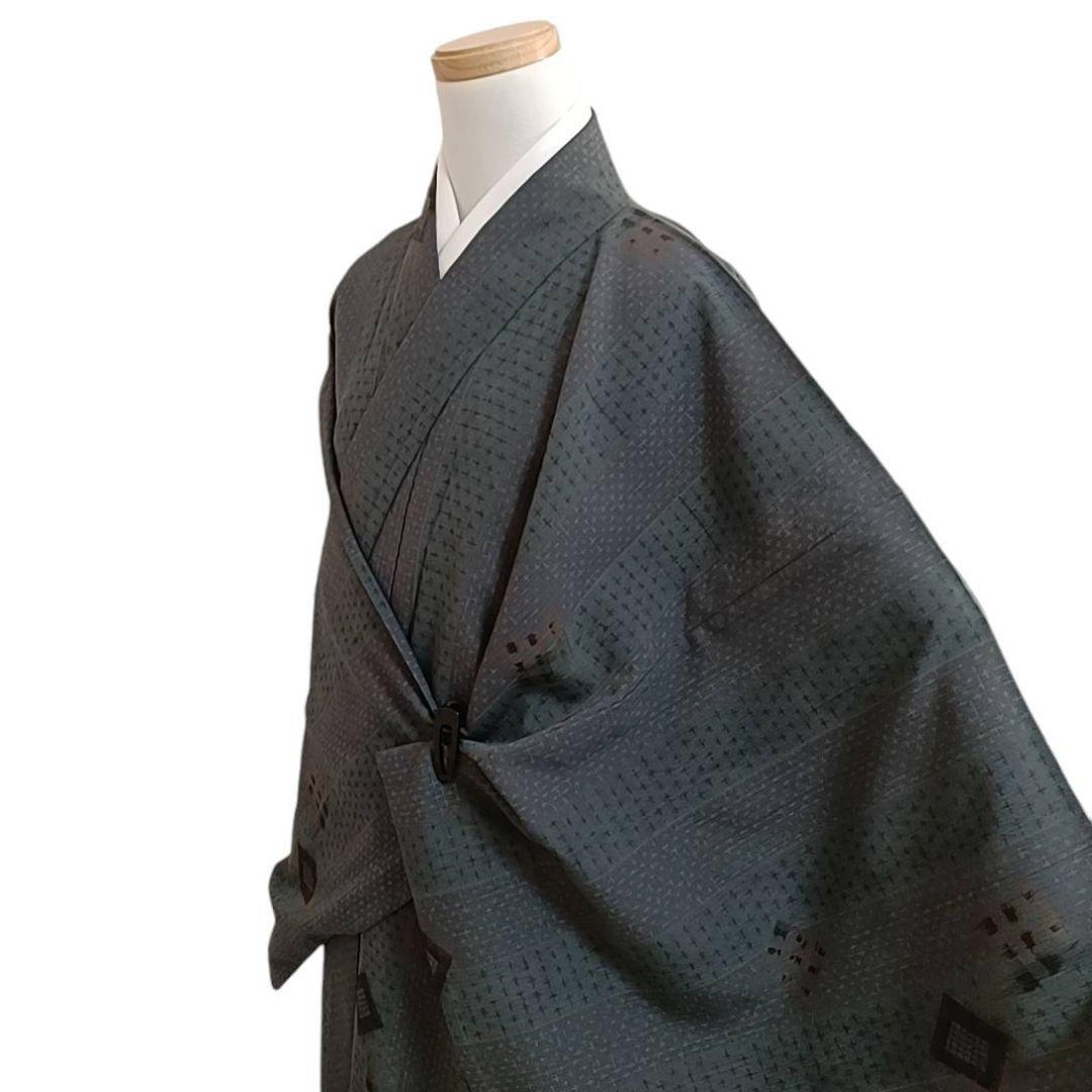 縦縞黒 グレー