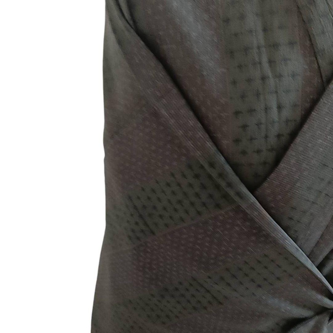 縦縞黒 グレー