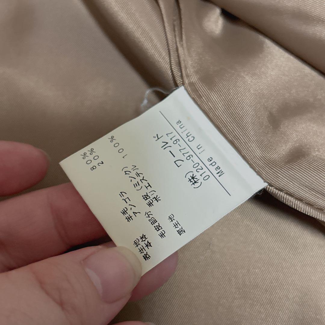 美品 アナトリエ ポンチョ アンゴラ混 ミンクファー 毛皮 フレア 2way