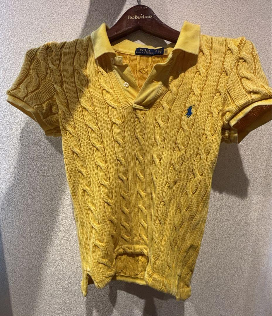 Polo Ralph Lauren イエローポロシャツ M