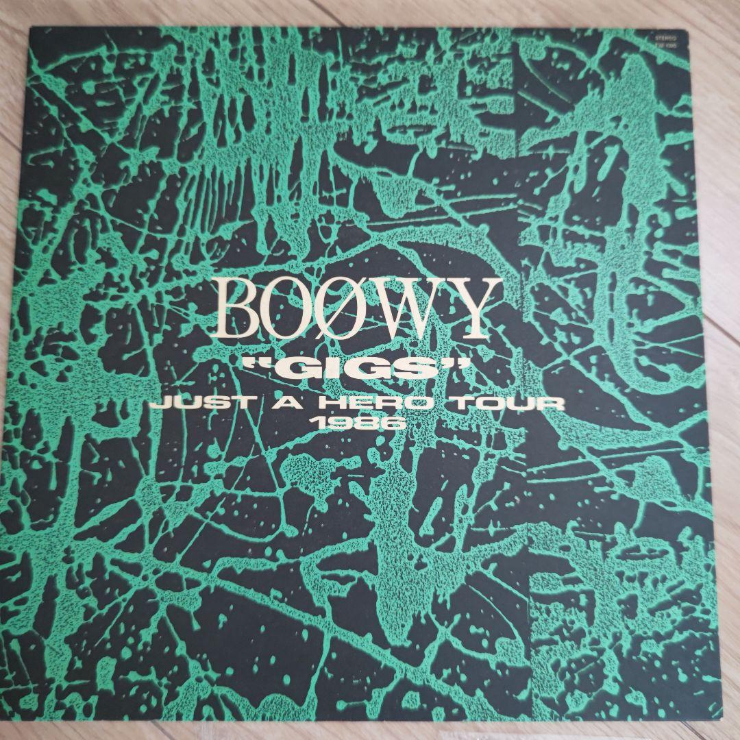 レコード　BOØWY GIGS JUST A HERO TOUR 1986