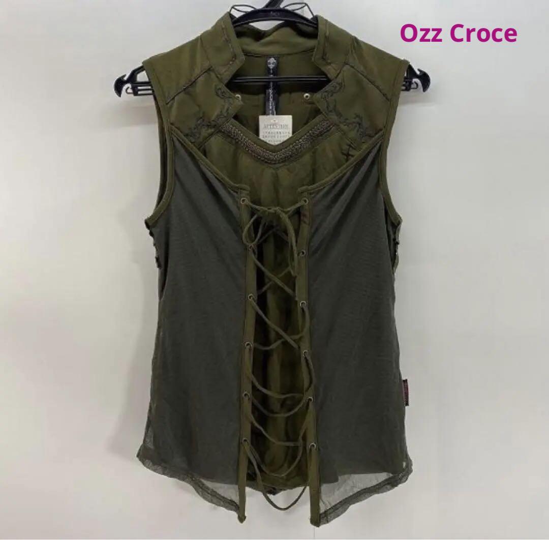 ☆ 未使用 タグ付きOzz Croceオッズクローチェ ノースリーブカットソー