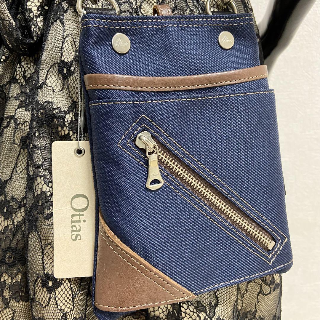 新品 Otias オティアス メンズ 2WAYスモールショルダーバッグ