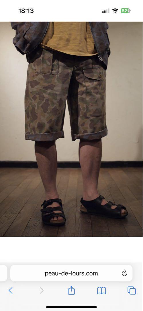 未使用]Nigel Cabourn PW SHORT-CAMO- サイズ36 - メルカリ