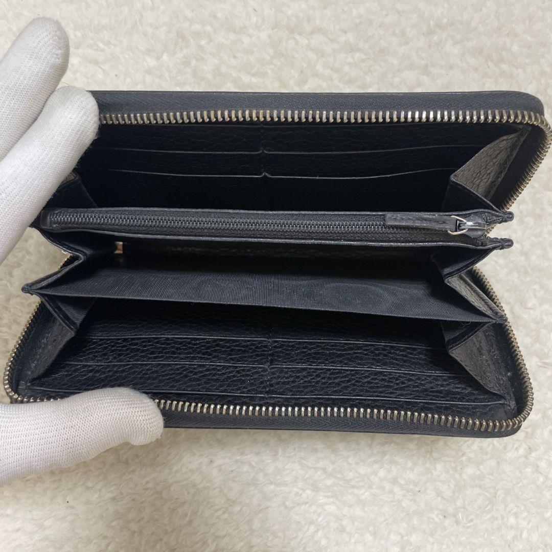 GUCCI　グッチ　長財布　SOHO　ソーホー　ブラック　極美品‼️