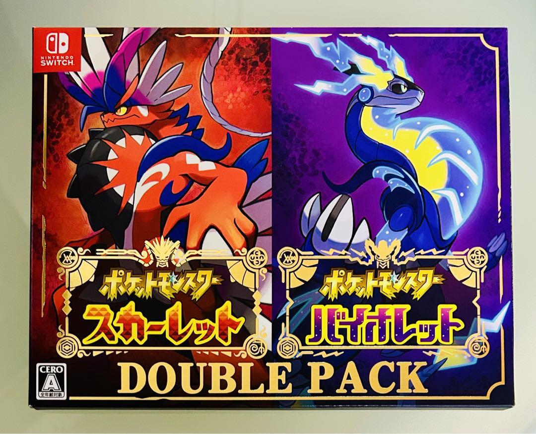 ✨美品✨ 任天堂Switch ポケモン スカーレット・バイオレット ダブルパック