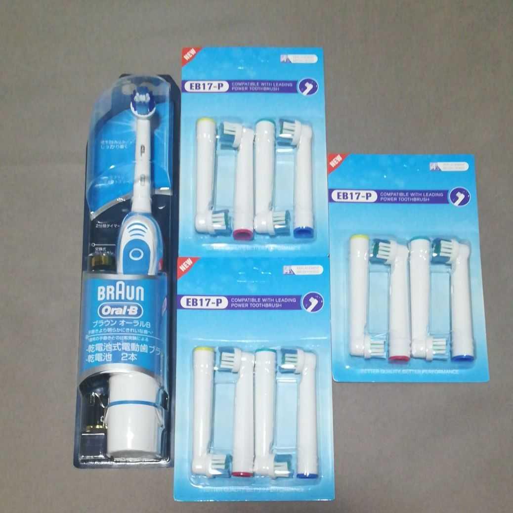 ブラウン オーラルB 電動歯ブラシが1本と替えブラシ 互換品 ×3セット 2 【保証書付】 ブラウン オーラルB 電動歯ブラシが1本と替えブラシ 互換品 ×3セット 2 【保証書付】
