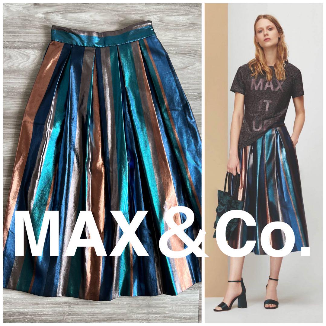 美品 MAX&Co. 近年モデル プリーツスカート