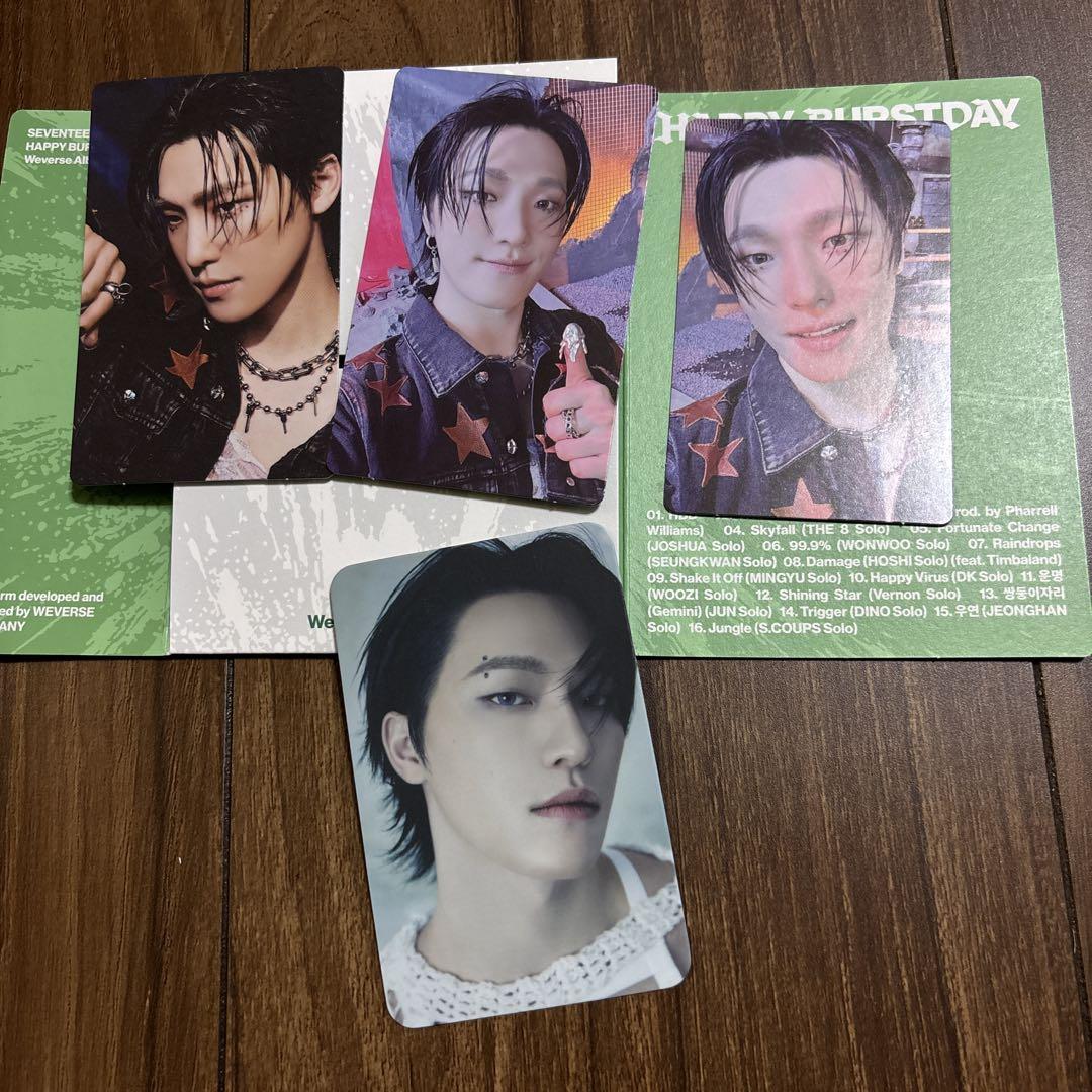 HAPPY BURSTDAY アルバム新品未開封 GV weverse 特典7枚 - メルカリ