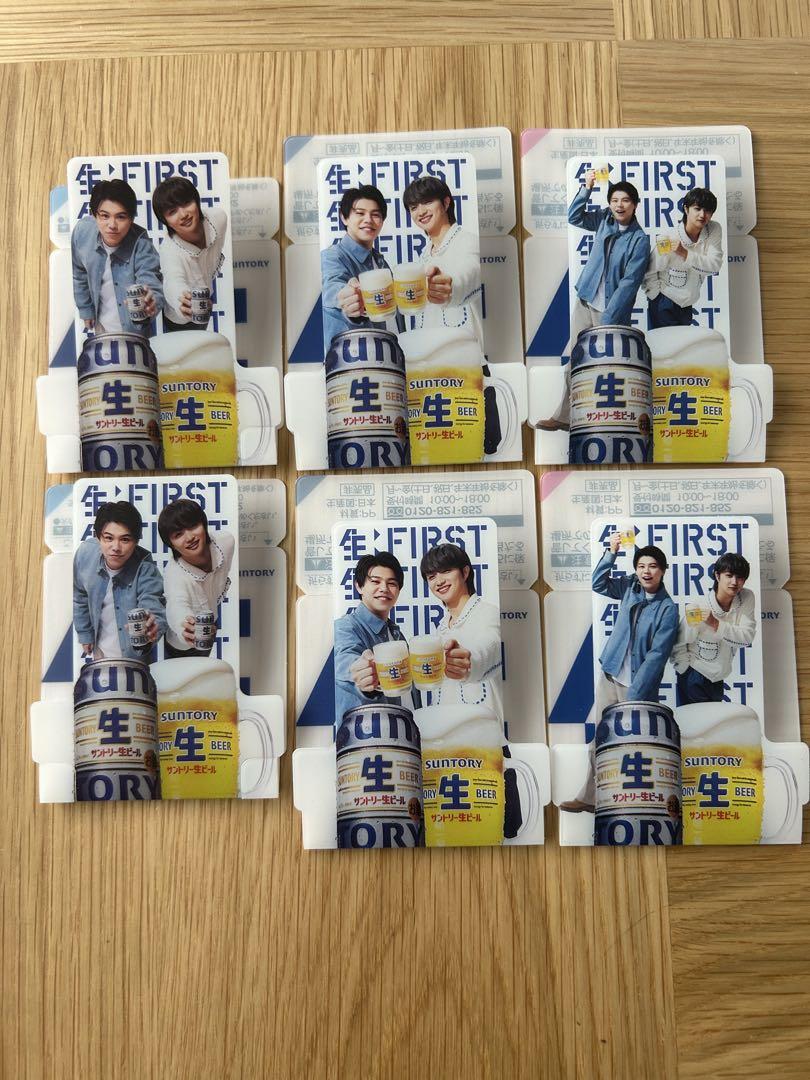 BE:FIRST サン生 JUNON LEO スタンディングコースター 6枚