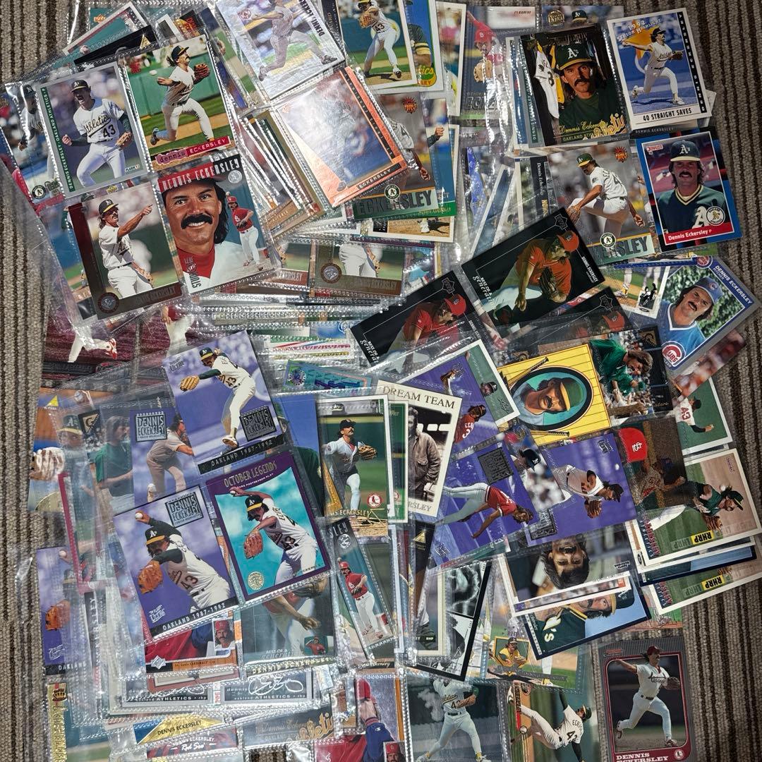 野球カード デニスエカーズリー大量まとめやや傷や汚れあり