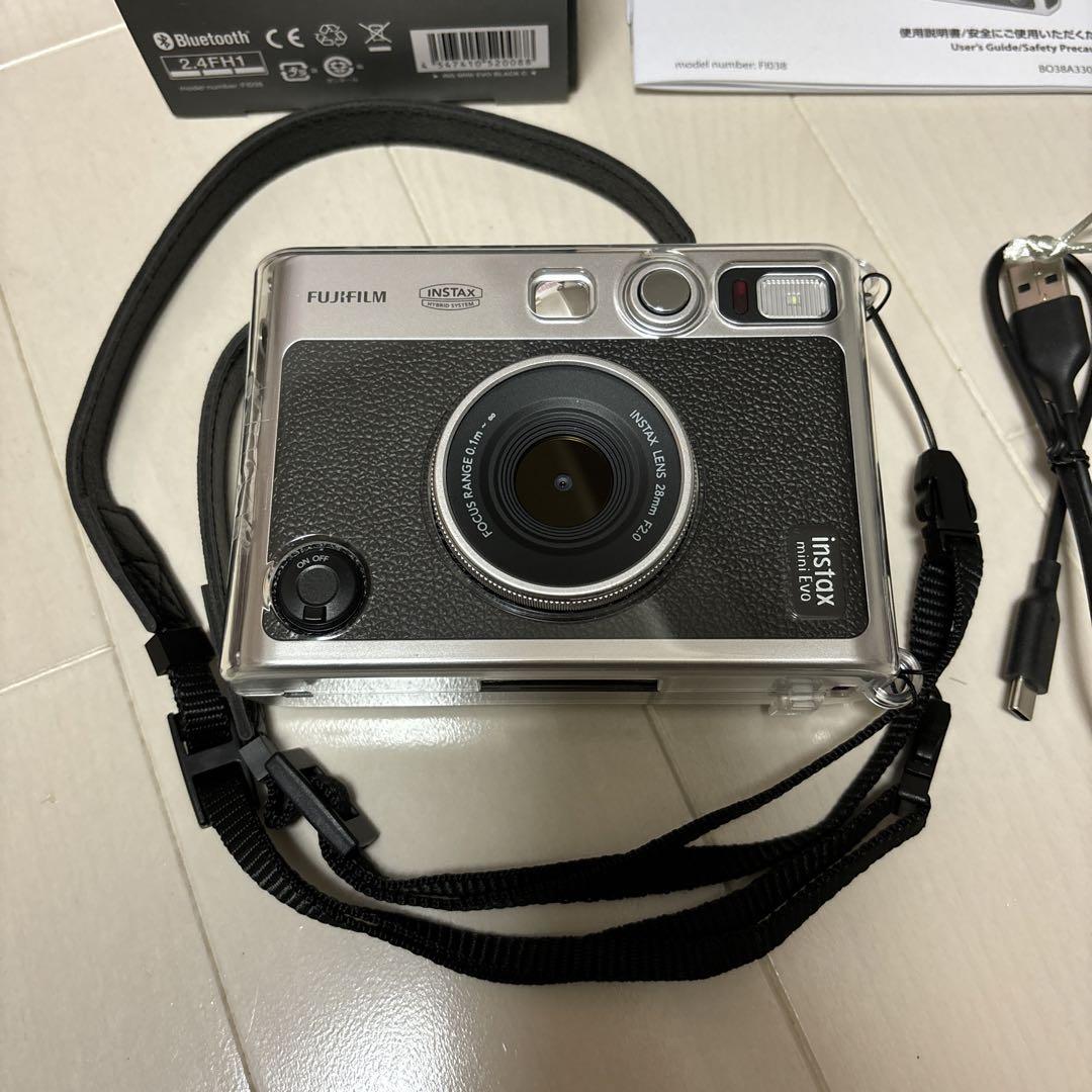 フジフィルム instax mini evo ブラック