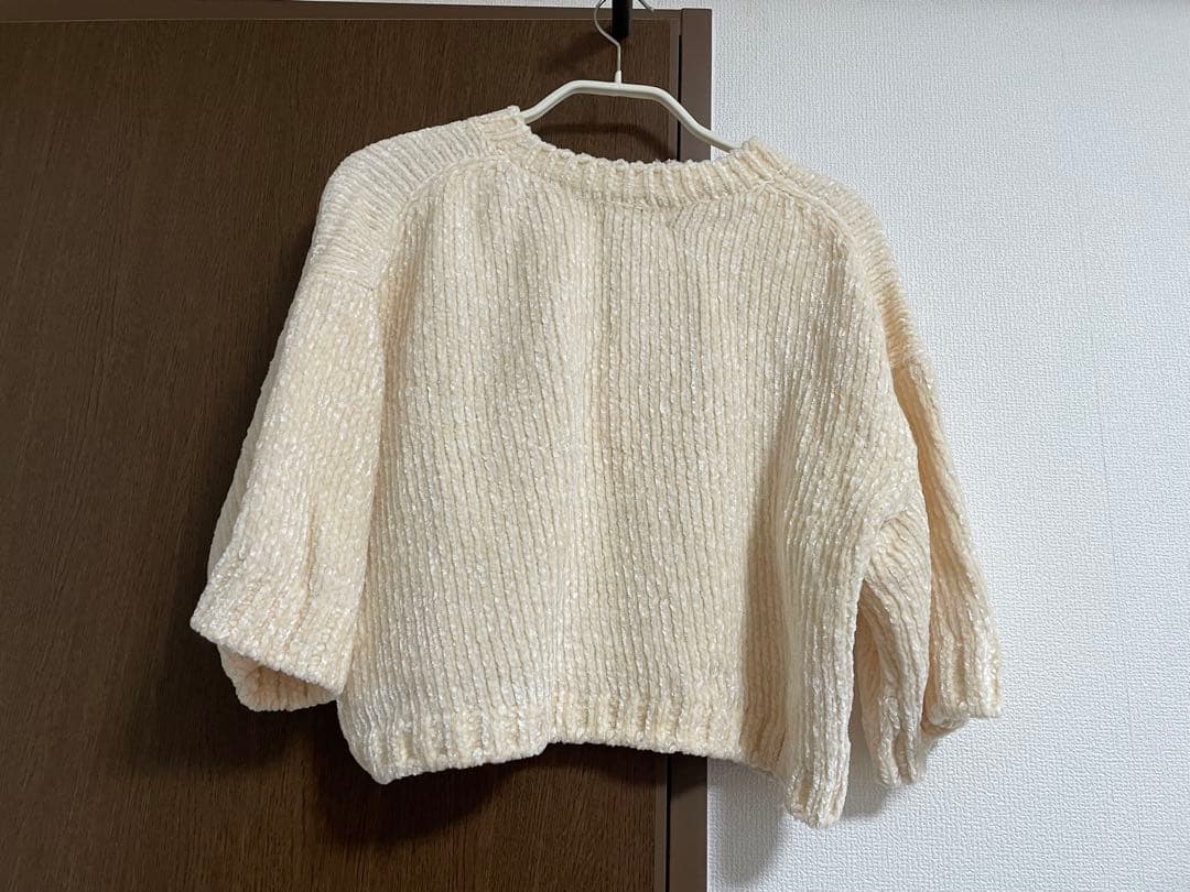 新品タグ付き⭐︎miesroheローゲージモールチャンキーニット