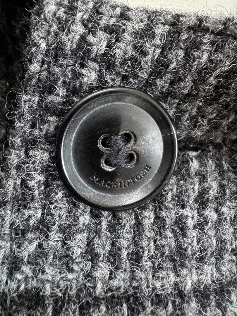 MACKINTOSH チェスターコート グレンチェック 38 ウール ツイード MACKINTOSH チェスターコート グレンチェック 38 ウール ツイード