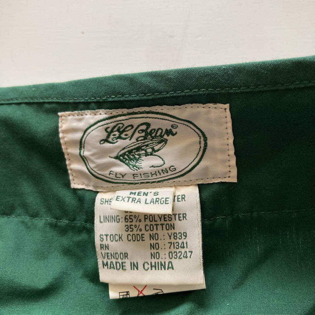 ウェア vintage L.L. bean fishing vest dg