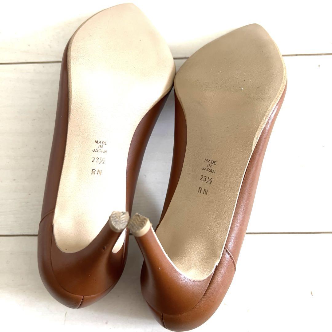 【美品】DIANA レザー プレーンパンプス 23.5cm