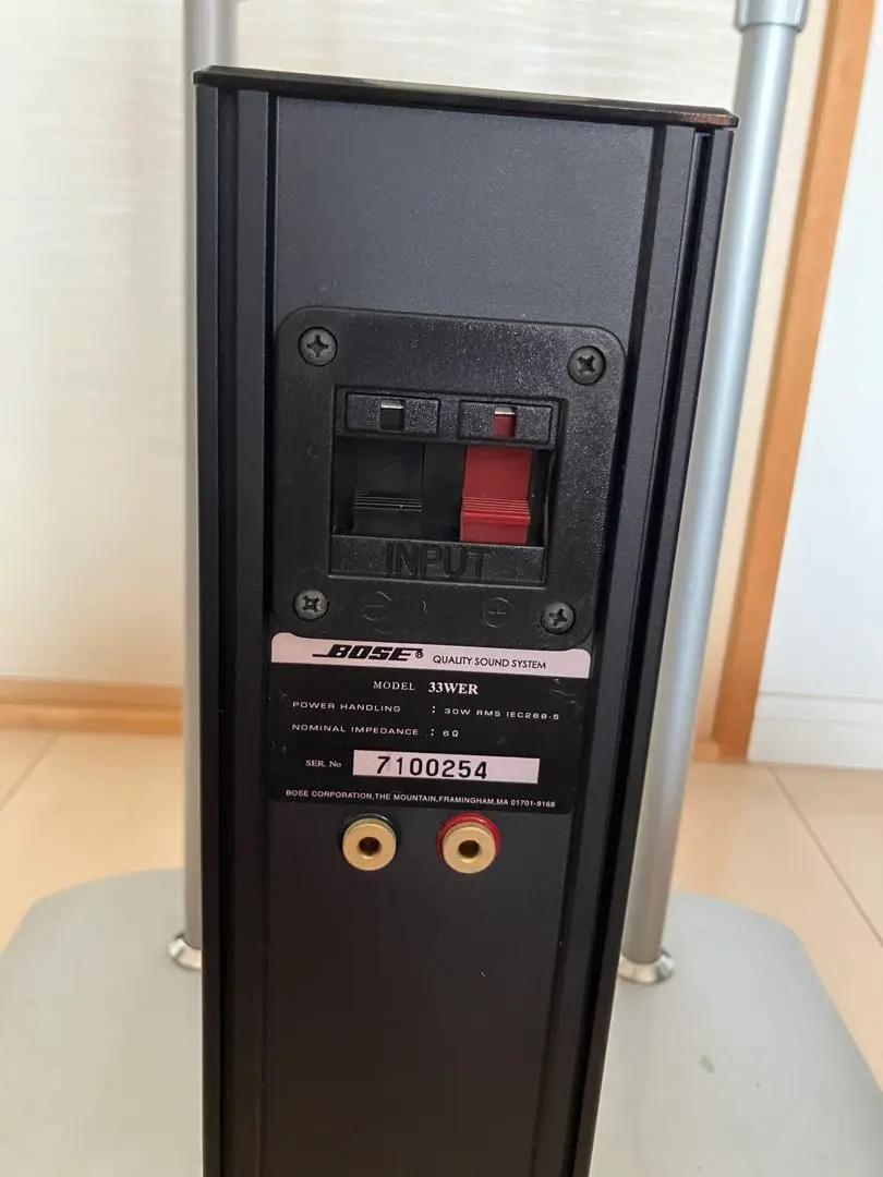 【動作確認済】 BOSE コンパクトスピーカー ペア 33WER-S 連番 ボーズ BOSE 33WER-S コンパクトスピーカー ペア