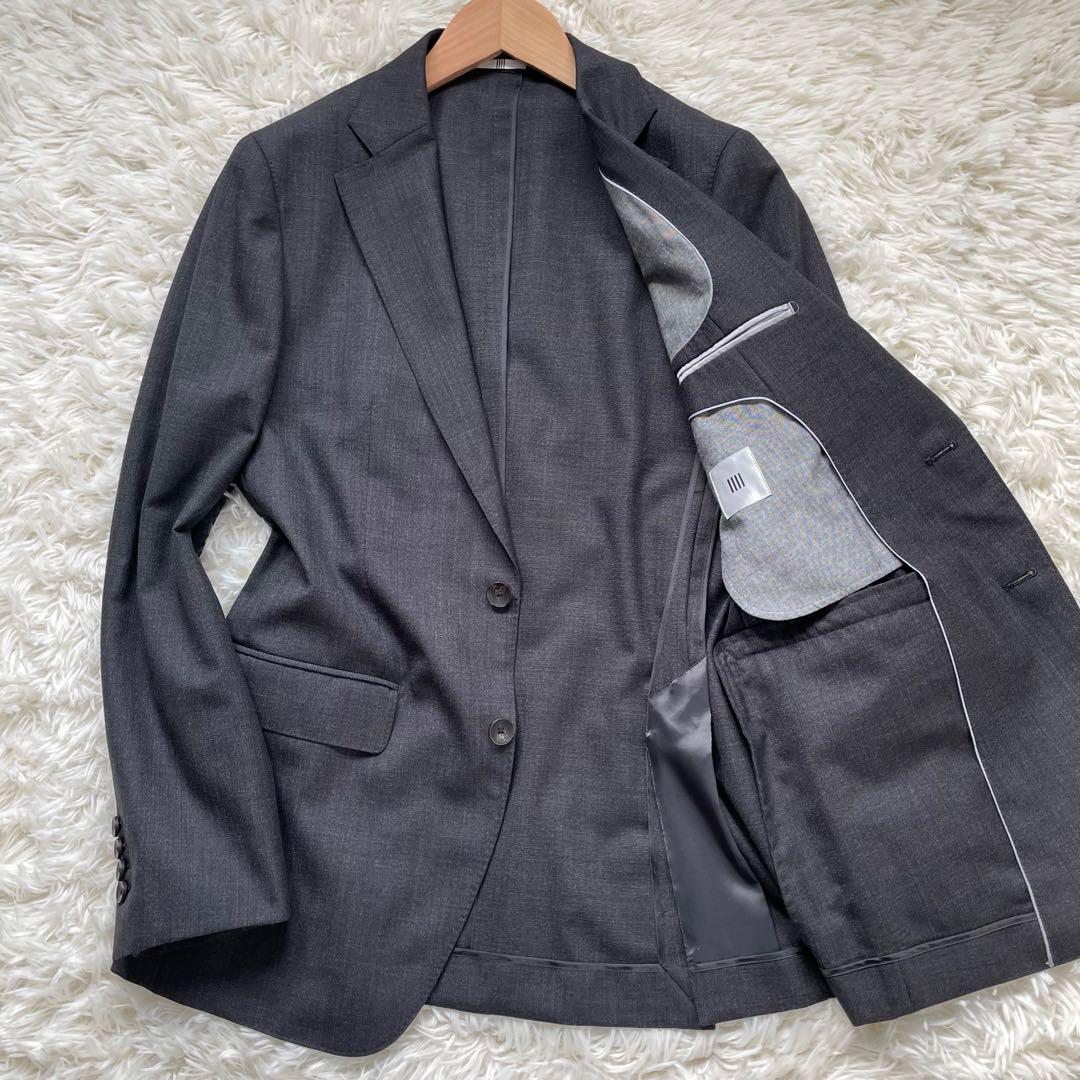 SUIT CELECT ニュージーランドウール　グレーシングル　サイズXL
