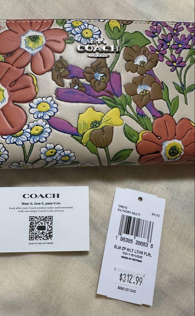 Coach コーチ　レア　スリム長財布