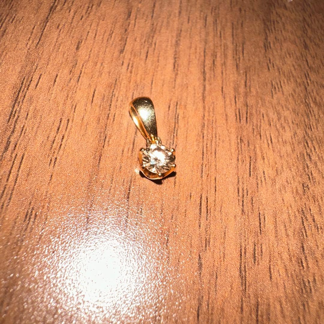 K18ブラウンダイヤモンドネックレス0.304ct K18ブラウンダイヤモンドネックレス0.304ct