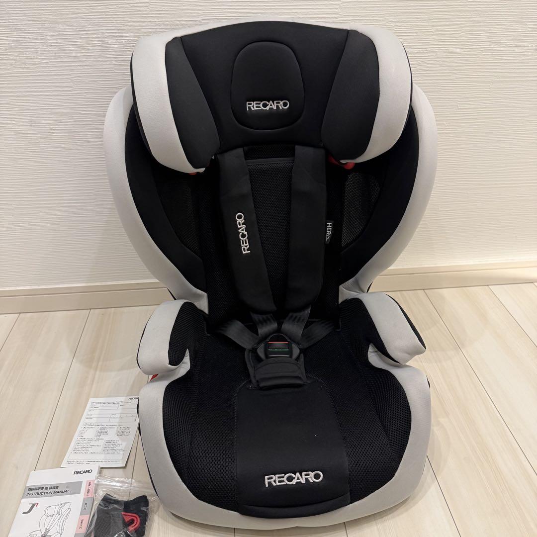 希少【人気】RECARO J1 NEO ジュニアシート プラチナブラック