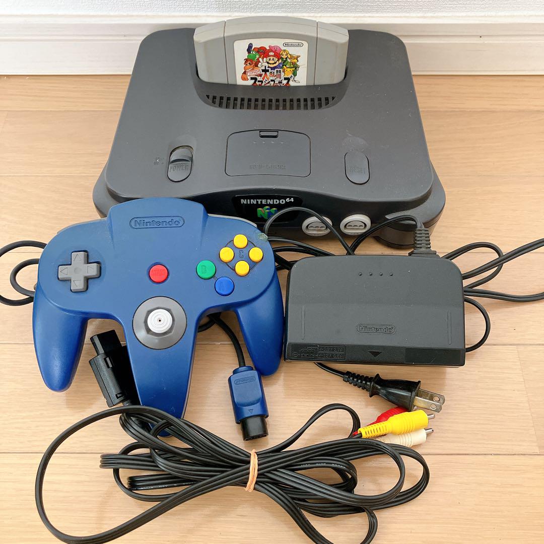 【動作確認済】Nintendo64 本体＆ソフト付き すぐ遊べるセット