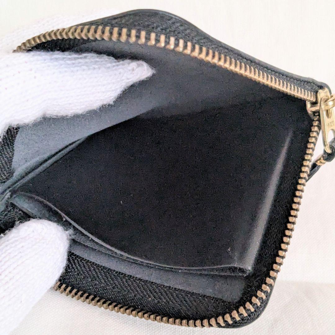COMME des GARCONS 二つ折り財布 黒
