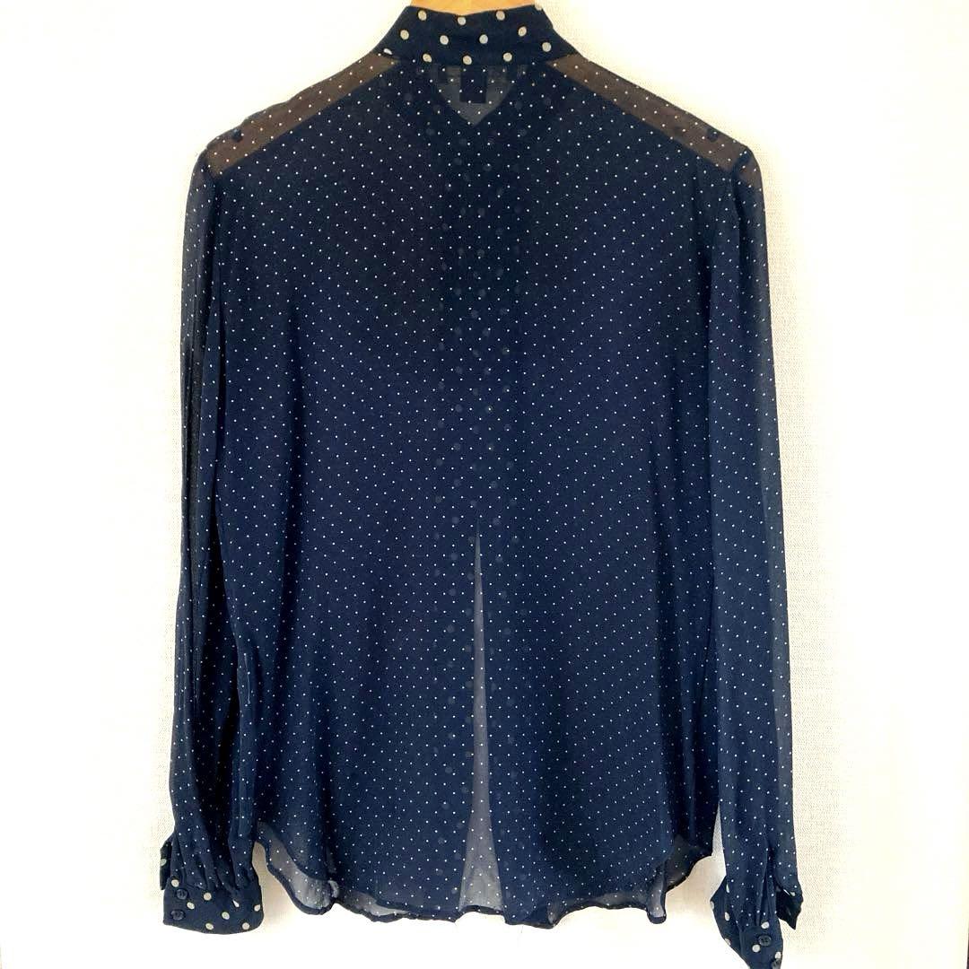Miguel Adrover 水玉シルクシフォンシャツ
