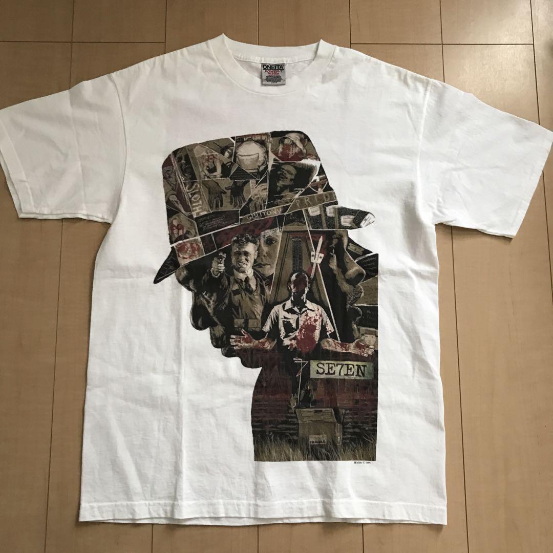 超レア044 セブン SE7EN seven 1995年製ヴィンテージ Tシャツ