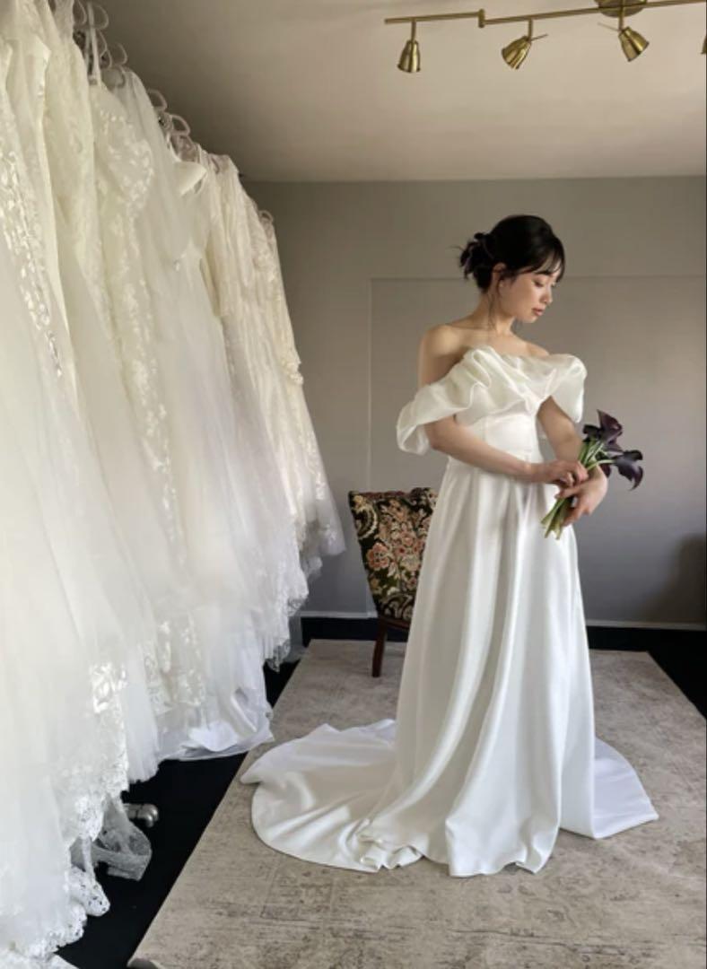DRESS PRODUCTION オフショルダー Aライン ウェディングドレス