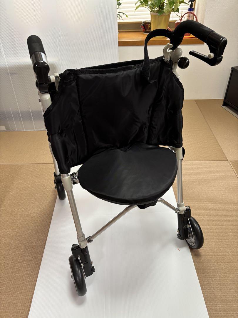 【介護用】手押し車 歩行器 シルバーカー 折り畳み式 ヘルシーワンキャンシット