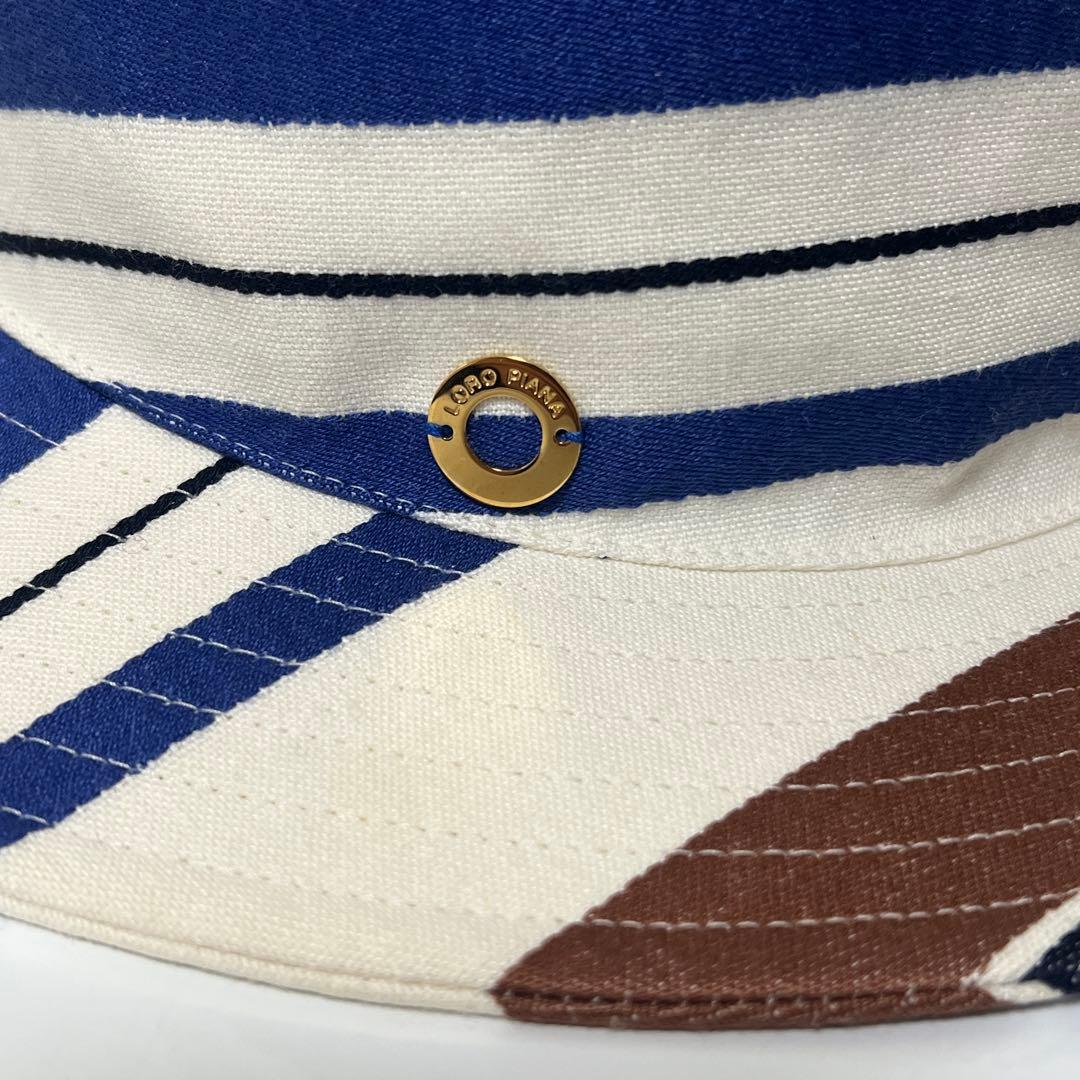 ストライプ柄 バケットハット