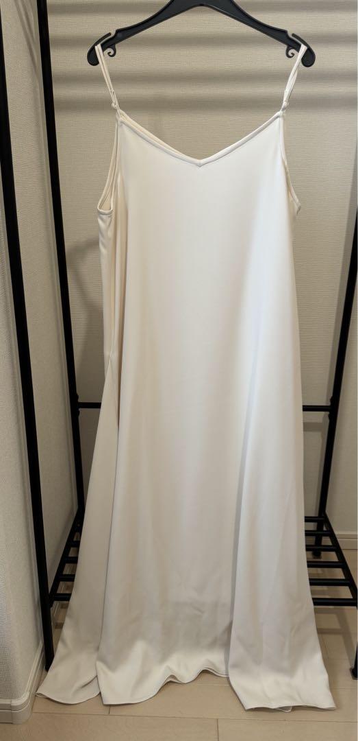 Graphpaper Satin Slip Dress キャミワンピース 画像1