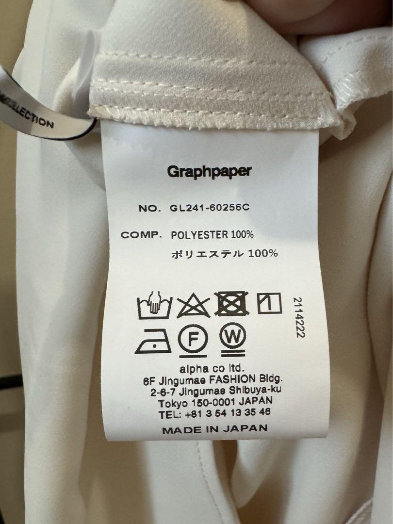 Graphpaper Satin Slip Dress キャミワンピース 画像3