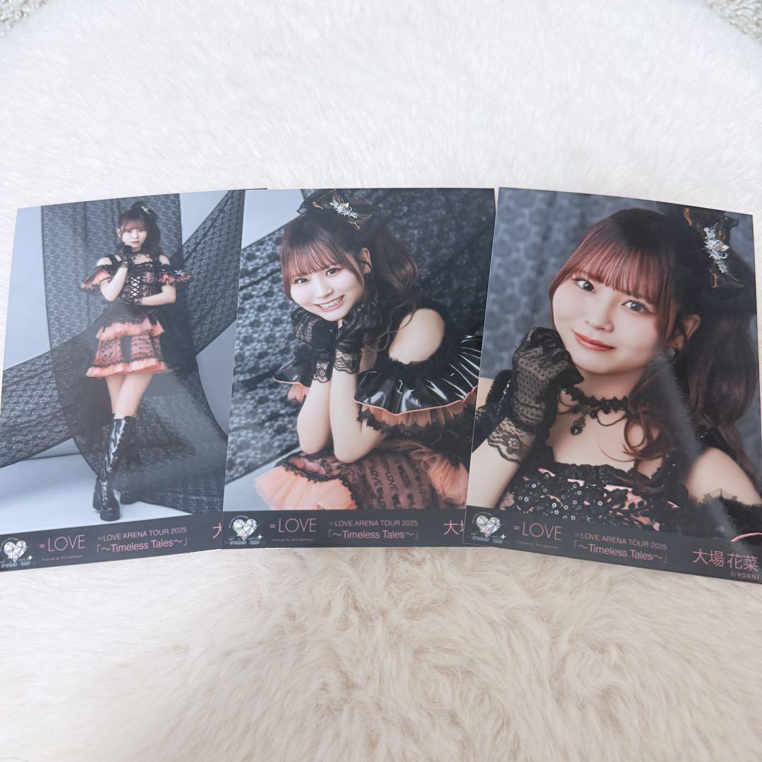 大場花菜　アリーナツアー2025 黒衣装　直筆　チュウ　コメあり 大場花菜 コンプ 黒衣装 アリーナツアー2025 - メルカリ