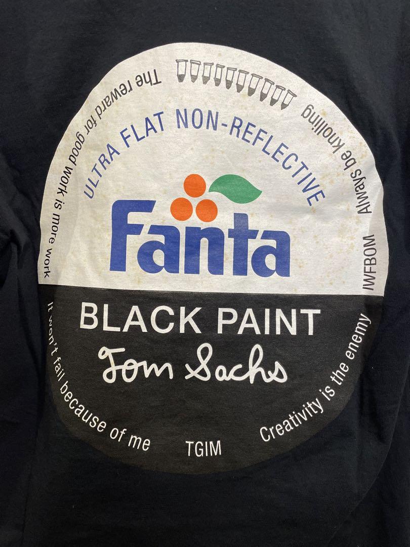 Tom Sachs Fanta 長袖カットソー　ロンT M ブラック