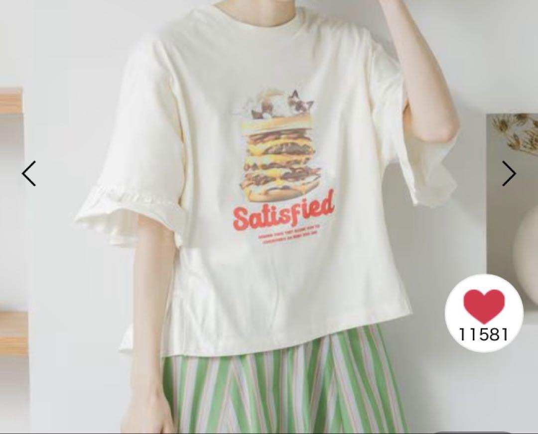 セール】フリルアソートキャットTシャツ（Tシャツ/カットソー