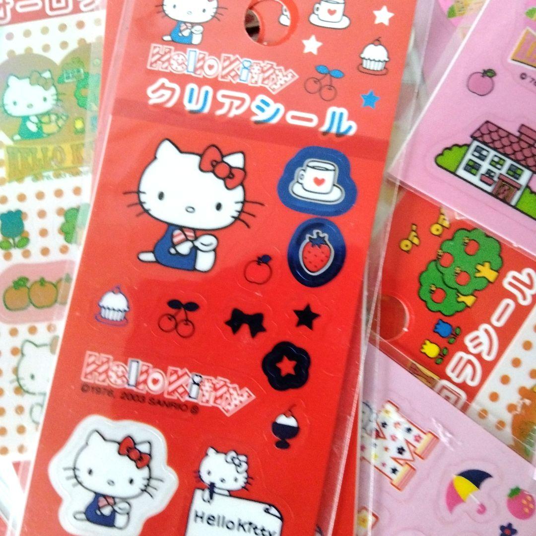 平成レトロ　超レア　稀少　ハローキティ　シールセット　大量　ポーチ　スマホケース