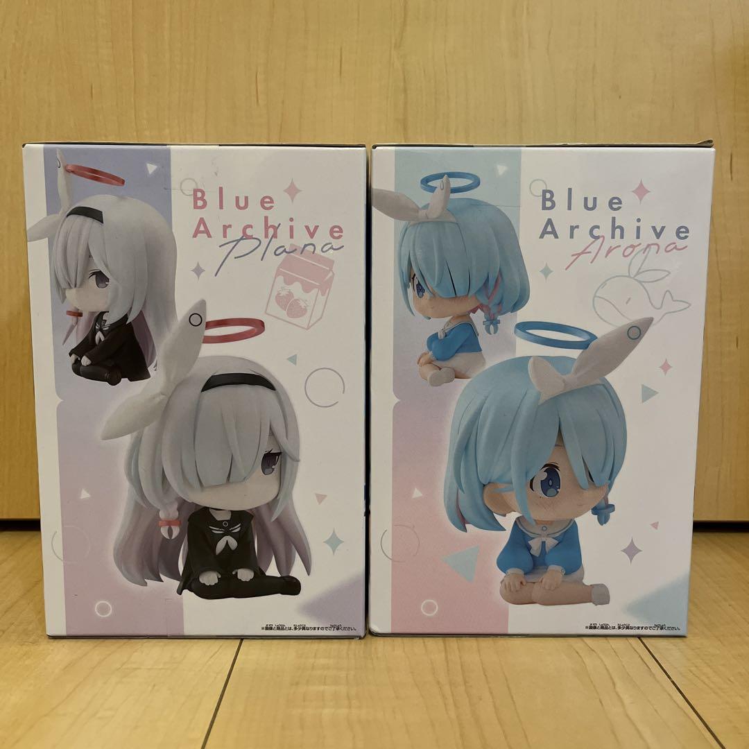 ブルーアーカイブ おすわりフィギュア アロナ プラナ 2種セット