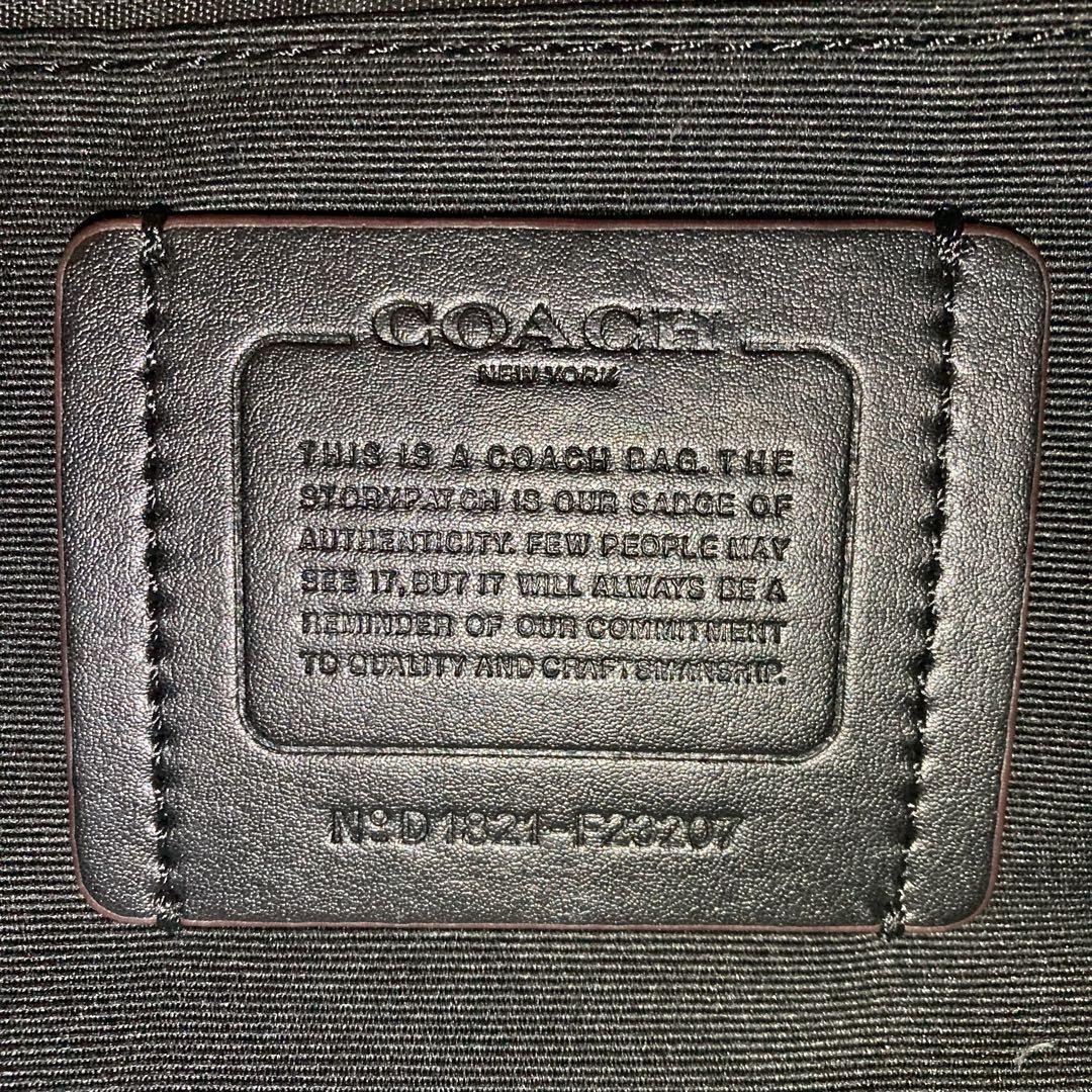 【新品未使用】大容量 COACH 2wayボストンバッグ ブラック F23207