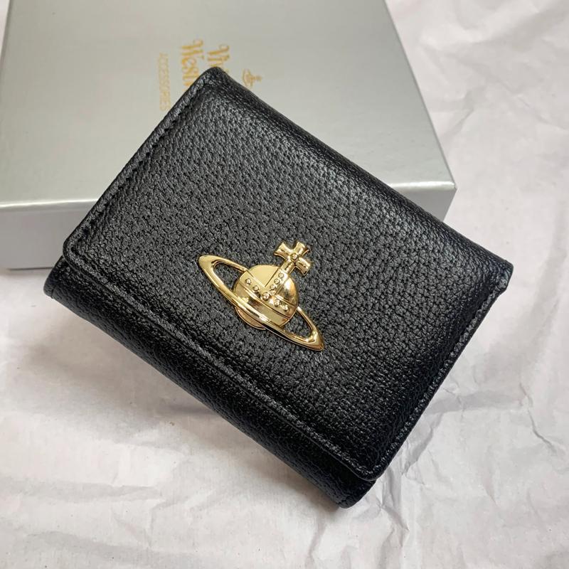 Vivienne Westwood ☆三つ折り財布 ☆黒・箱付