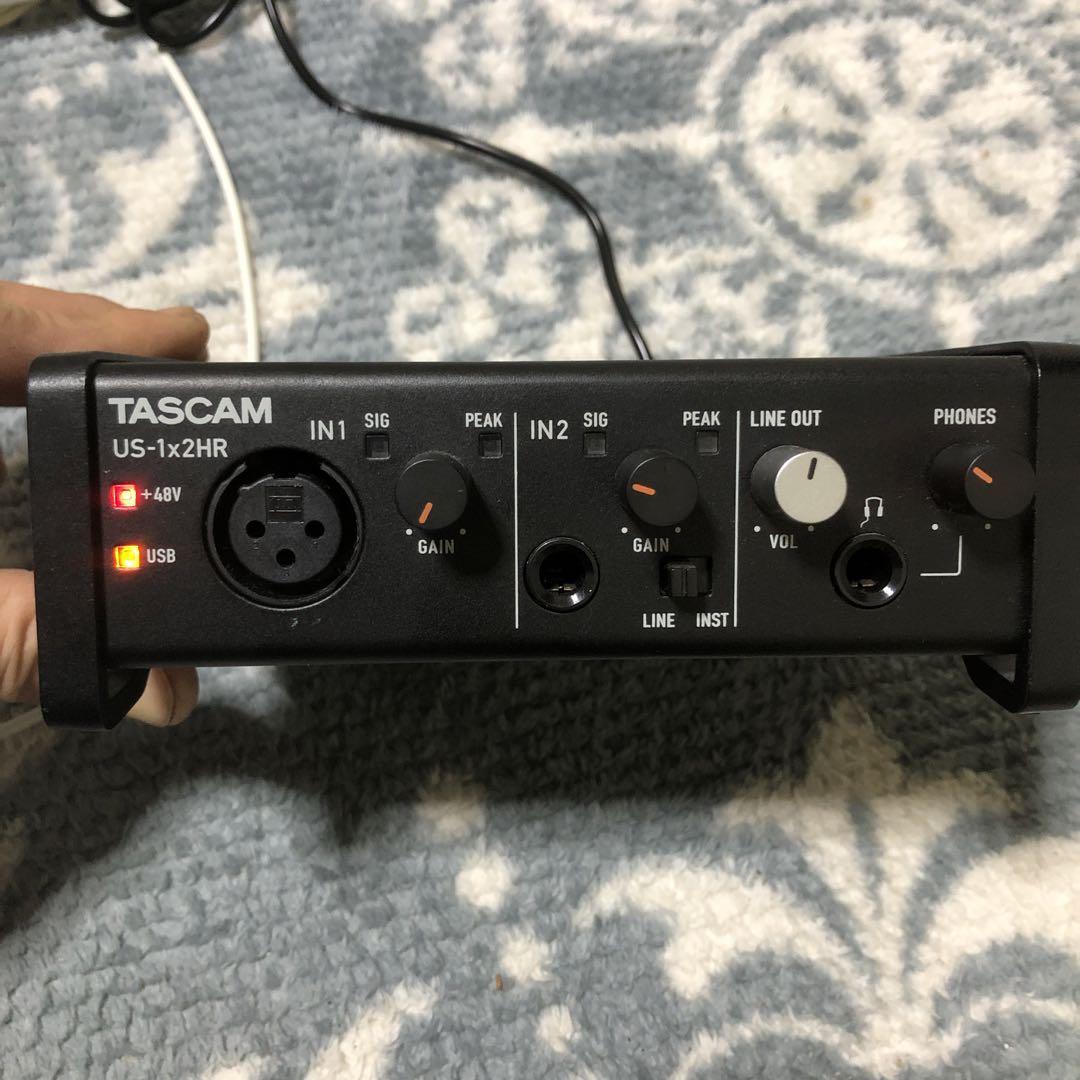 オーディオインターフェース TASCAM US-1x2HR