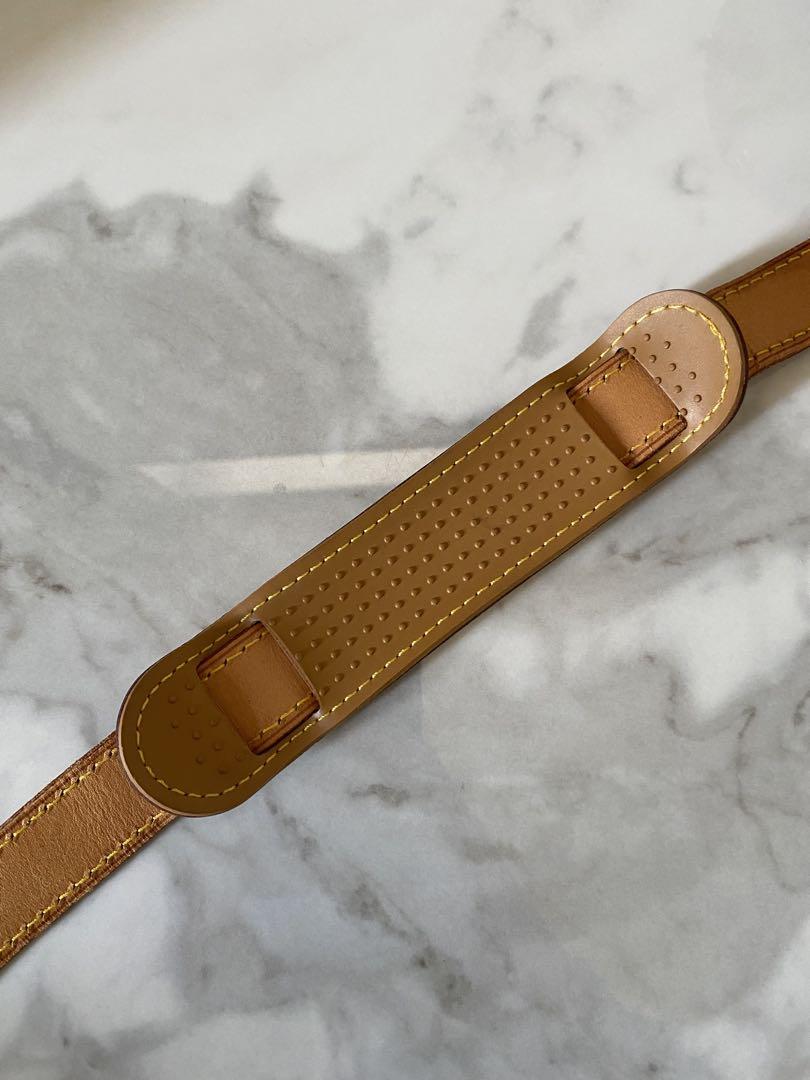 中古louis vuitton ショルダーストラップ ヌメ革