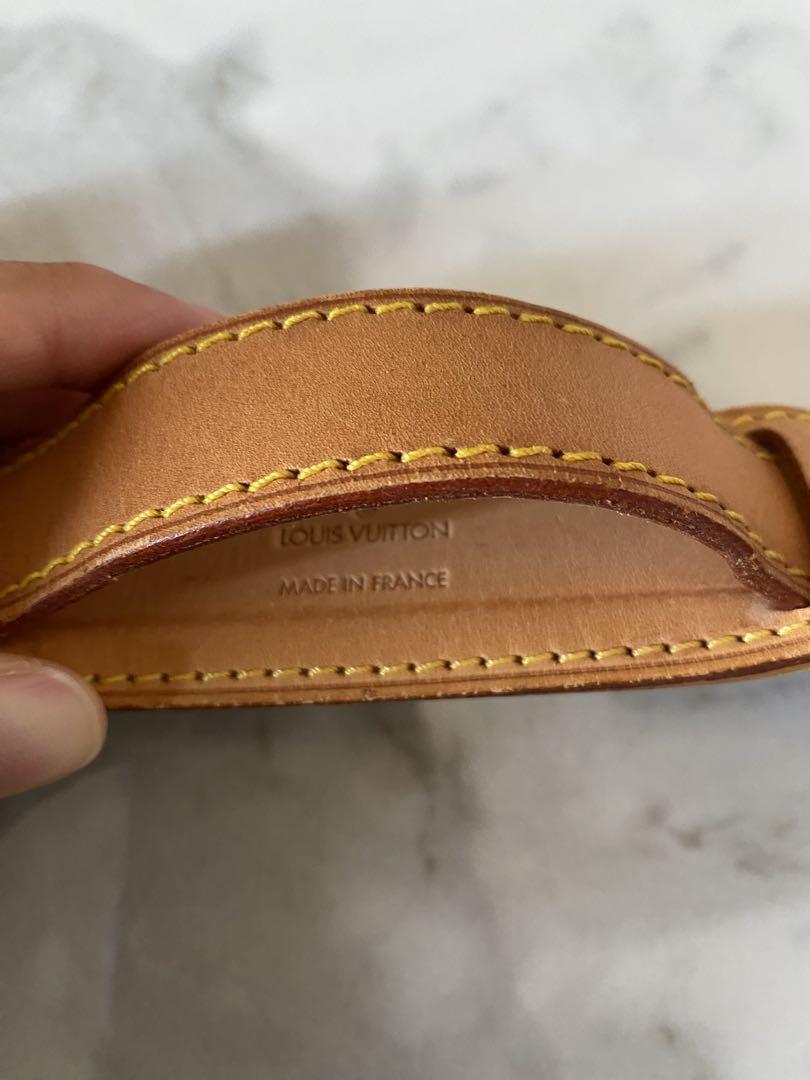中古louis vuitton ショルダーストラップ ヌメ革